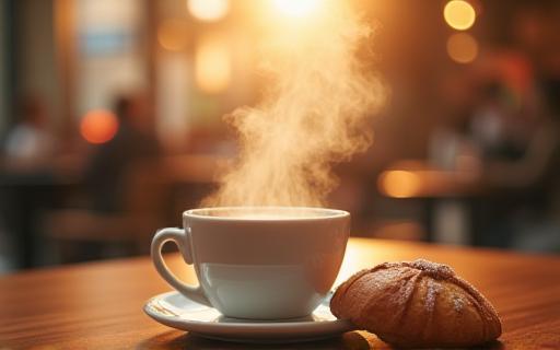 Image related to a local cafe's social media presence